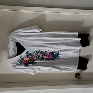 NWOT WOMEN WITHIN 2 PIECE CAPRI SET L(18-20)